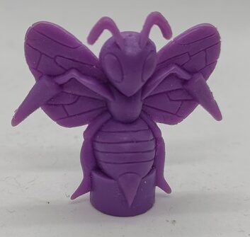 Pokemon: Pokémon Eraser - minifiguuri/kynänpää: Beedrill, violetti Kunto: -/A